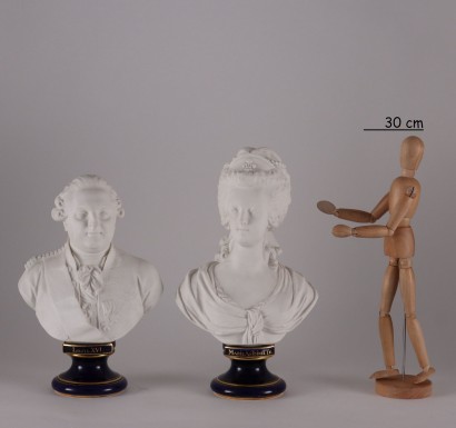 Maria Antonietta e Luigi XVI Busti in%,Maria Antonietta e Luigi XVI Busti in%,Maria Antonietta e Luigi XVI Busti in%,Maria Antonietta e Luigi XVI Busti in%,Coppia di Busti Biscuit Sèvres