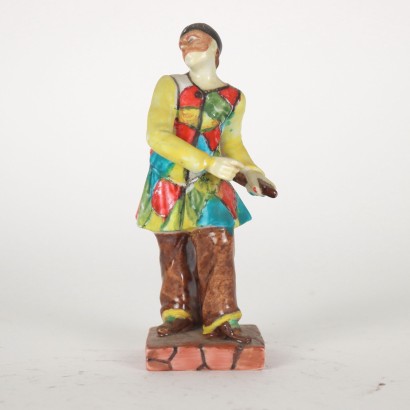 Gruppe von 8 Capodimonte Figuren Porzellan - Italien XX Jhd