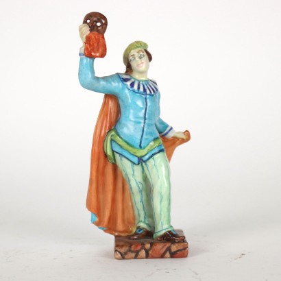 Gruppe von 8 Capodimonte Figuren Porzellan - Italien XX Jhd