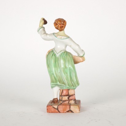 Gruppe von 8 Capodimonte Figuren Porzellan - Italien XX Jhd
