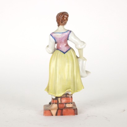 Gruppe von 8 Capodimonte Figuren Porzellan - Italien XX Jhd