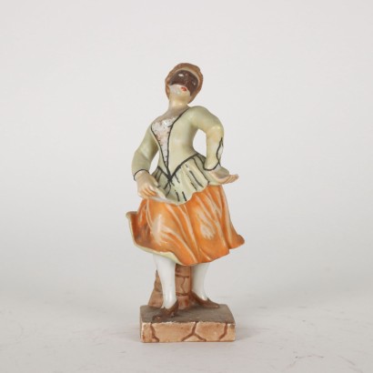 Gruppe von 8 Capodimonte Figuren Porzellan - Italien XX Jhd