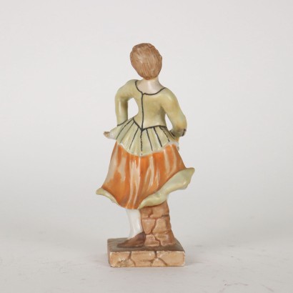 Gruppe von 8 Capodimonte Figuren Porzellan - Italien XX Jhd
