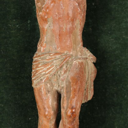 Cadre Doré avec Christ Bois - Italie XVIII Siècle