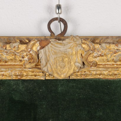 Cadre Doré avec Christ Bois - Italie XVIII Siècle