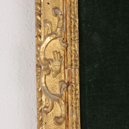 Cadre Doré avec Christ Bois - Italie XVIII Siècle