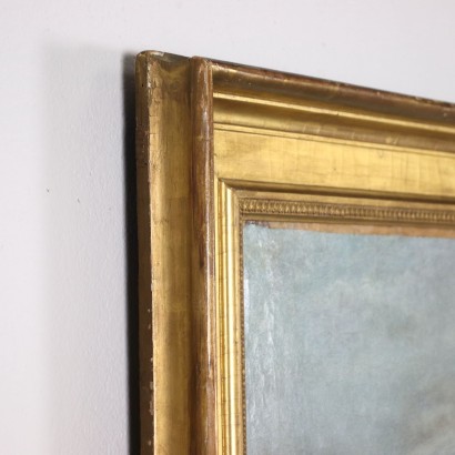 Blick auf die Kaiserforen von Rom Öl auf Leinwand - Italien XVIII Jhd