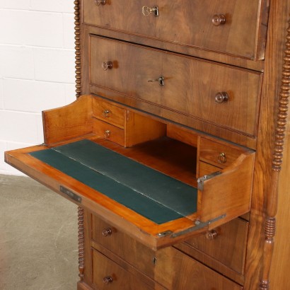 Louis Philippe Drawer Cherry Walnut - Italy XIX Century