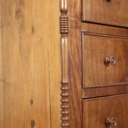 Louis Philippe Drawer Cherry Walnut - Italy XIX Century