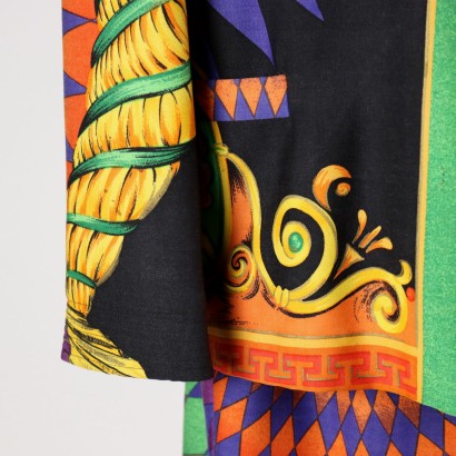 Costume Vintage Gianni Versace Laine - Italie Années 1980