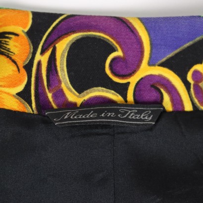 Costume Vintage Gianni Versace Laine - Italie Années 1980