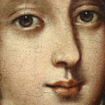 Portrait d'une Femme avec Partition Huile sur Toile - XVII Siècle