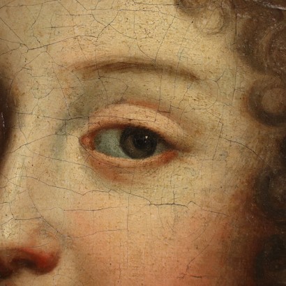 Ritratto di donna con collana di perle
