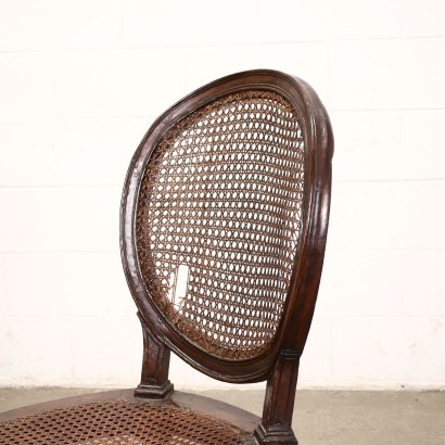antigüedades, silla, sillas antiguas, silla antigua, silla italiana antigua, silla antigua, silla neoclásica, silla del siglo XIX, Par de sillas neoclásicas