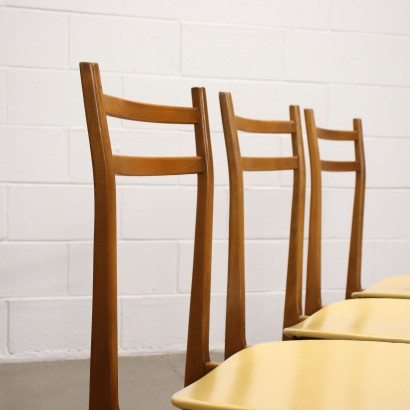 antigüedades modernas, antigüedades de diseño moderno, silla, silla de antigüedades modernas, silla de antigüedades modernas, silla italiana, silla vintage, silla de los años 60, silla de diseño de los años 60, grupo de 4 sillas, sillas de los años 50-60