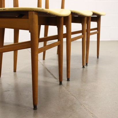 antigüedades modernas, antigüedades de diseño moderno, silla, silla de antigüedades modernas, silla de antigüedades modernas, silla italiana, silla vintage, silla de los años 60, silla de diseño de los años 60, grupo de 4 sillas, sillas de los años 50-60