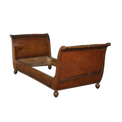 antiquariato, letto, antiquariato letti, letto antico, letto antico italiano, letto di antiquariato, letto neoclassico, letto del 800 - antiquariato, testata, antiquariato testate, testate antiche, testata antica italiana, testata di antiquariato, testata neoclassico, testata del 800,Letto a Barca