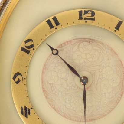 Horloge de Table Bronze Suisse XX Siècle