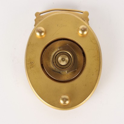 Horloge de Table Bronze Suisse XX Siècle