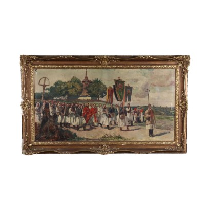Oil on Canvas by Erno Tibor XX Century