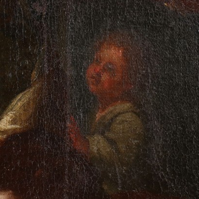 arte, arte italiana, pittura antica italiana,Mosè fa Scaturire l'Acqua