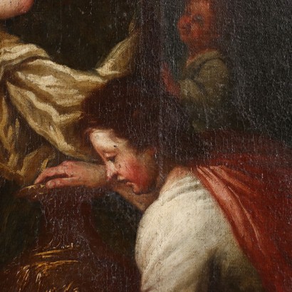 arte, arte italiana, pittura antica italiana,Mosè fa Scaturire l'Acqua