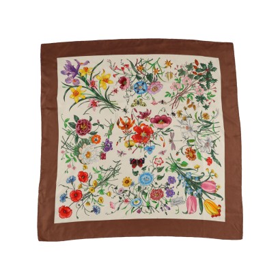 Foulard Gucci Flora Soie Italie