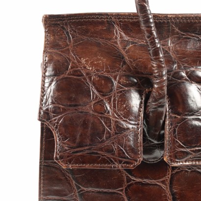 Les Copains Handtasche Leder Italien 1990er