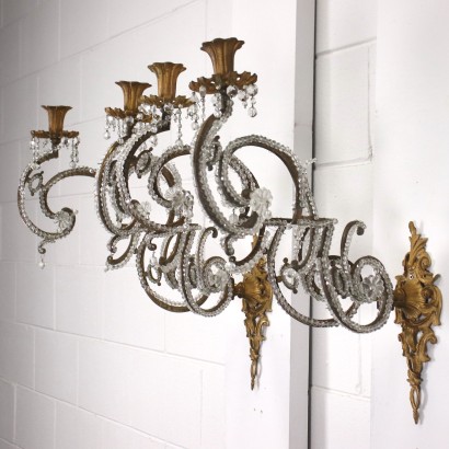 Coppia di Applique in Stile Barocchetto