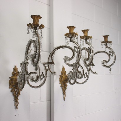 Coppia di Applique in Stile Barocchetto