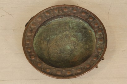 antigüedades, objetos de arte, trípode con lavabo de cobre, forja, siglo XV