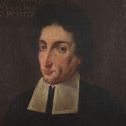 Portrait de Musicien Huile sur Toile Italie XVI Siècle