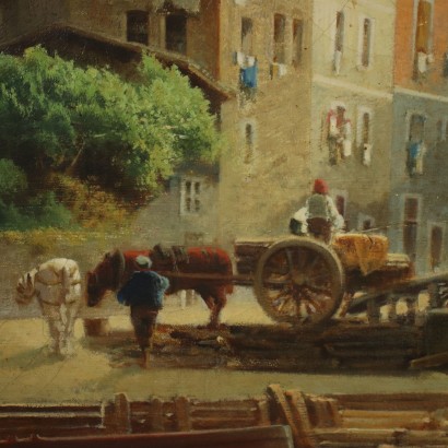 arte, arte italiana, pittura ottocento italiana,Giovanni Battista Ceruti,Veduta di riviera ligure,Giovanni Battista Ceruti,Giovanni Battista Ceruti,Giovanni Battista Ceruti,Giovanni Battista Ceruti,Giovanni Battista Ceruti
