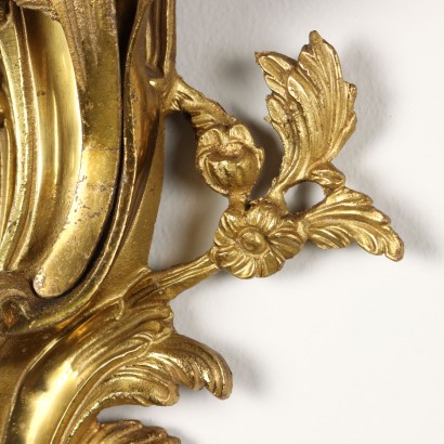Paar Wandleuchten Napoleon III Bronze Italien XX Jhd