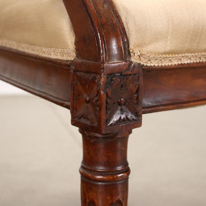 antiquariato, poltrona, antiquariato poltrone, poltrona antica, poltrona antica italiana, poltrona di antiquariato, poltrona neoclassica, poltrona del 800,Gruppo di Tre Poltrone Neoclassiche Vero