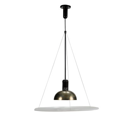 modernariato, modernariato di design, lampadario, lampadario modernariato, lampadario di modernariato, lampadario italiano, lampadario vintage, lampadario anni '60, lampadario design anni 60,Lampada Frisbi 850 di Achille Castiglion,Achille Castiglioni,Achille Castiglioni,Lampada 'Frisbi' 850 d,Achille Castiglioni,Achille Castiglioni,Achille Castiglioni,Achille Castiglioni