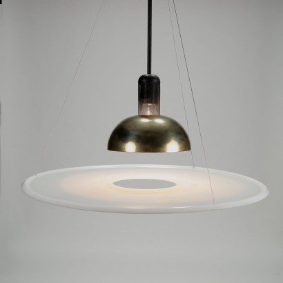 modernariato, modernariato di design, lampadario, lampadario modernariato, lampadario di modernariato, lampadario italiano, lampadario vintage, lampadario anni '60, lampadario design anni 60,Lampada Frisbi 850 di Achille Castiglion,Achille Castiglioni,Achille Castiglioni,Lampada 'Frisbi' 850 d,Achille Castiglioni,Achille Castiglioni,Achille Castiglioni,Achille Castiglioni
