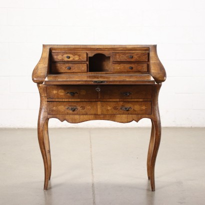 antiquariato, ribalta, antiquariato ribalte, ribalta antica, ribalta antica italiana, ribalta di antiquariato, ribalta neoclassica, ribalta del 800,Ribaltina in Stile Intarsiata