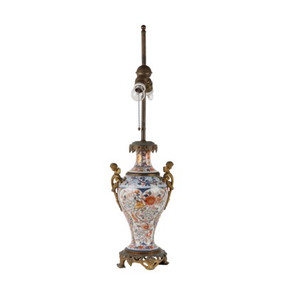 Imari Napoleon III Vase Mounted on a Lamp Porcelain - Japan XIX Cent