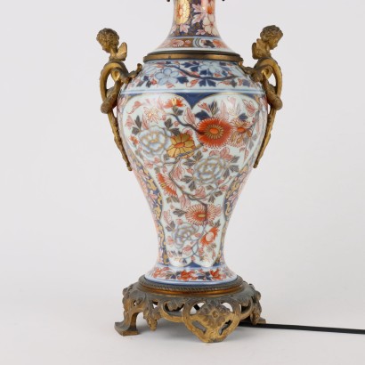 Imari Napoleon III Vase Mounted on a Lamp Porcelain - Japan XIX Cent