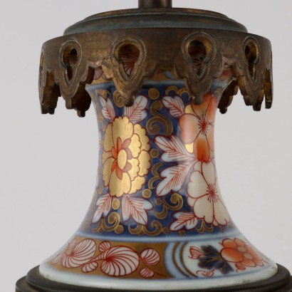 Imari Napoleon III Vase Mounted on a Lamp Porcelain - Japan XIX Cent