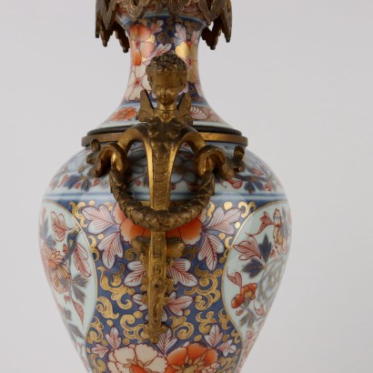 Imari Napoleon III Vase Mounted on a Lamp Porcelain - Japan XIX Cent