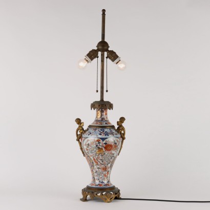 Imari Napoleon III Vase Mounted on a Lamp Porcelain - Japan XIX Cent