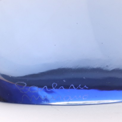 A. Barbini Glass Vase Italy XX Century