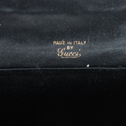 vintage, moda vintage, vintage firenze, borsa gucci, gucci vintage,Pochette Vintage Gucci Nera