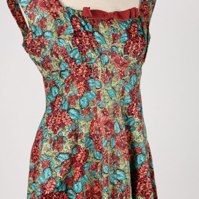 Robe Vintage Satin Taille 44 - Italie Années 1950-1960