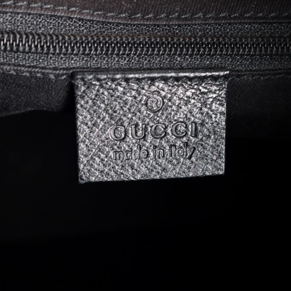 Gucci Tasche Leder Leinwand Italien