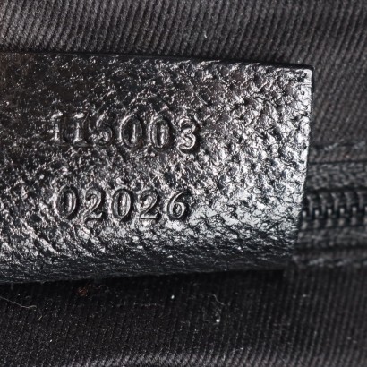 Gucci Tasche Leder Leinwand Italien