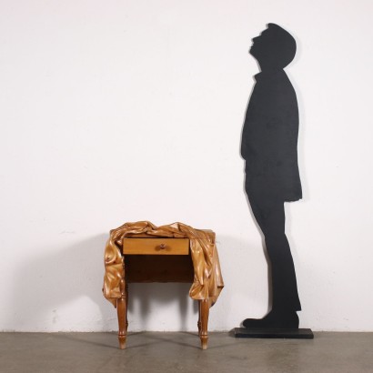 Livio De Marchi, Coffee table with tablecloth, Livio De Marchi, Livio De Marchi, Livio De Marchi