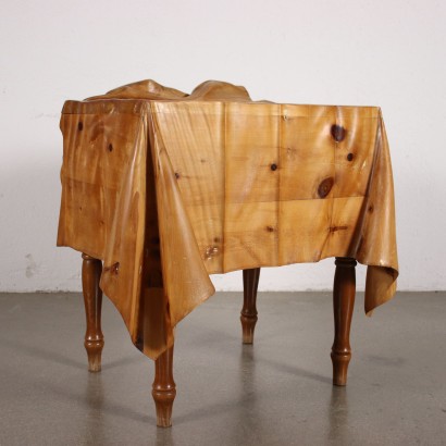 Livio De Marchi, Coffee table with tablecloth, Livio De Marchi, Livio De Marchi, Livio De Marchi